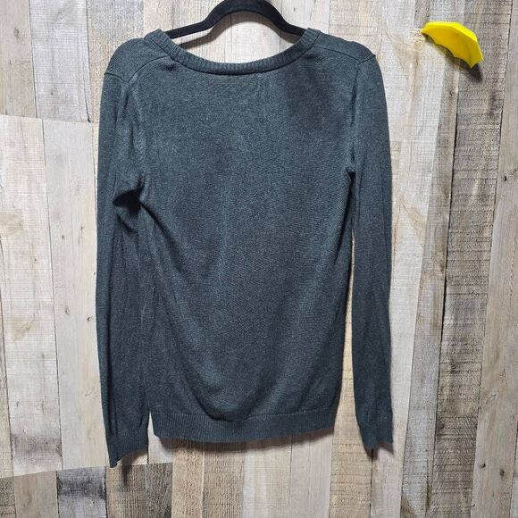 ModCloth Grey Modal Blend Button Cardigan - Picture 2 of 4